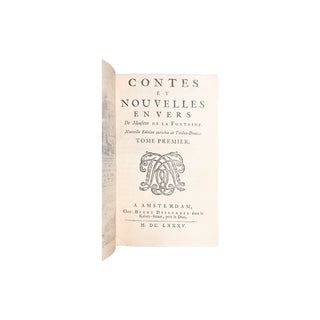 LA FONTAINE (Jean de) - Contes et nouvelles en vers. 1685.