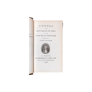 LA FONTAINE (Jean de) - Contes et nouvelles en vers. 1795.