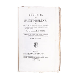 LAS CASES (Comte Emmanuel de) - Mémorial de Sainte-Hélène. 1823-1824.