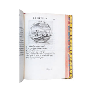 LE MOYNE (Pierre) - De l’art des Devises. 1666.