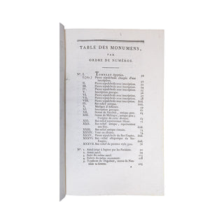 LENOIR (Alexandre) – Description historique et chronologique des Monumens de sculpture, réunis au musée des Monumens français. 1799.