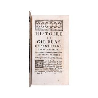 LESAGE - Histoire de Gil Blas de Santillane. 1747.