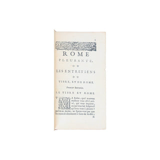 LETI (Gregorio) - Rome pleurante. 1666.