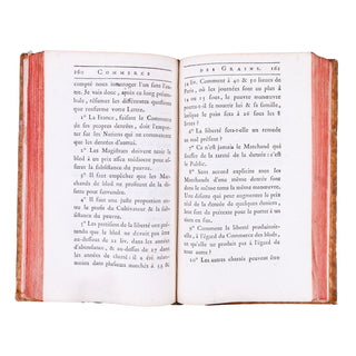 MIRABEAU (Victor Riquetti) - Lettres sur le commerce des grains. 1768.
