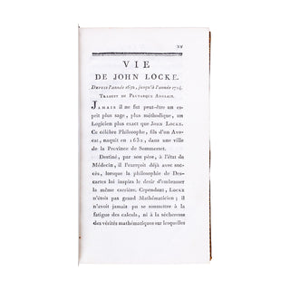 LOCKE – MAZEL trad. - Traité du gouvernement civil. [1795].