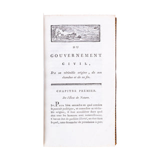 LOCKE – MAZEL trad. - Traité du gouvernement civil. [1795].