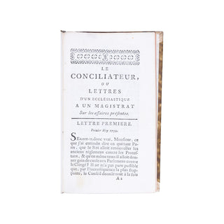 LOMÉNIE DE BRIENNE - Le Conciliateur. 1754.