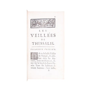 LUSSAN (Marguerite de) - Les Veillées de Thessalie. 1741.