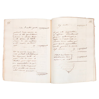 ENSEMBLE DE 3 MANUSCRITS SUR LES FINANCES EXTRAORDINAIRES LIÉES À LA GUERRE DE SEPT ANS. c. 1755-1763.