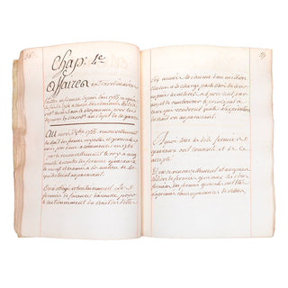 ENSEMBLE DE 3 MANUSCRITS SUR LES FINANCES EXTRAORDINAIRES LIÉES À LA GUERRE DE SEPT ANS. c. 1755-1763.