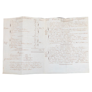 ENSEMBLE DE 3 MANUSCRITS SUR LES FINANCES EXTRAORDINAIRES LIÉES À LA GUERRE DE SEPT ANS. c. 1755-1763.