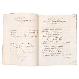ENSEMBLE DE 3 MANUSCRITS SUR LES FINANCES EXTRAORDINAIRES LIÉES À LA GUERRE DE SEPT ANS. c. 1755-1763.