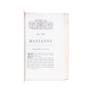 MARIVAUX - La Vie de Marianne. 1882.