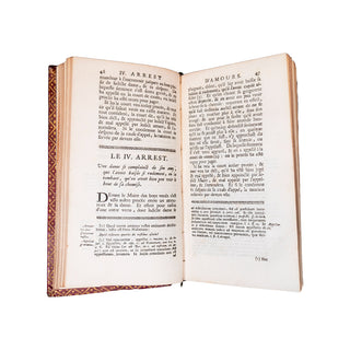 MARTIAL D’AUVERGNE – COURT (Benoît de) - Les Arrêts d’amours. 1731.