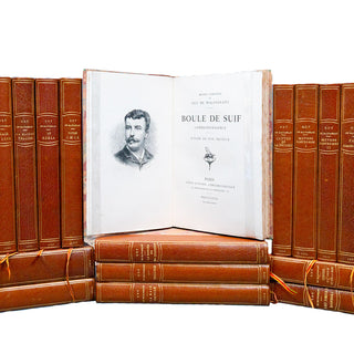 MAUPASSANT (Guy de) – Œuvres complètes. 1908-1910.