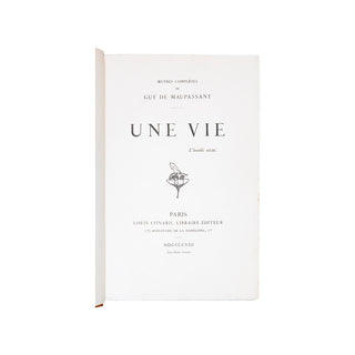 MAUPASSANT (Guy de) – Œuvres complètes. 1908-1910.