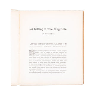 MELLERIO (André) – BONNARD (Pierre) - La lithographie originale en couleurs. 1898.