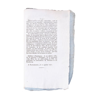 [CALONNE (Charles-Alexandre de) attr.] - Mémoire à consulter et consultation. Par M. de C****.