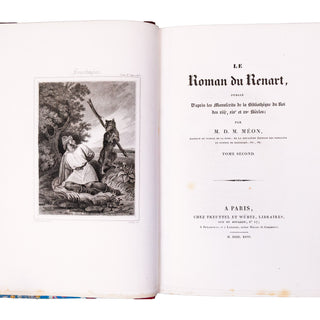 MÉON & CHABAILLE - Le Roman du Renard. [Suivi de :] Supplément. 1826