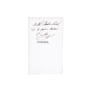 MERCOEUR (Elisa) - Poésies. 1827.