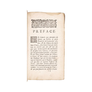 MERLET- L’abrégé des bons fruits. 1690.