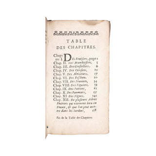 MERLET- L’abrégé des bons fruits. 1690.