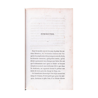 MICHELET (Jules) - Origines du droit français. 1837.