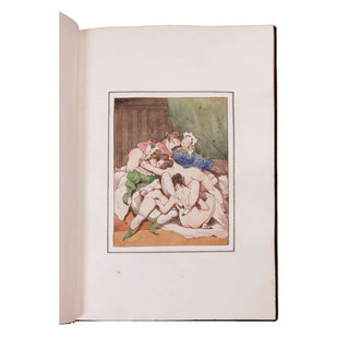 MONNIER (Henry) - Suite de 27 sujets érotiques. c. 1830.