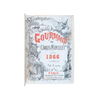 MONSELET - La collection complète des Almanachs gourmands. 1866-1870.
