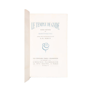 MONTESQUIEU – Le Temple de Gnide. 1942.