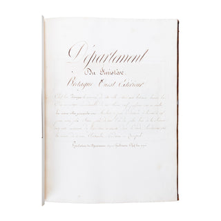 MUSCAR (Florentine) - Atlas des départements. c. 1808.