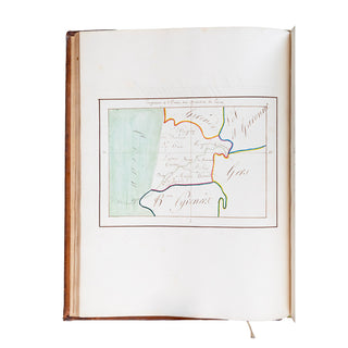 MUSCAR (Florentine) - Atlas des départements. c. 1808.