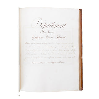 MUSCAR (Florentine) - Atlas des départements. c. 1808.