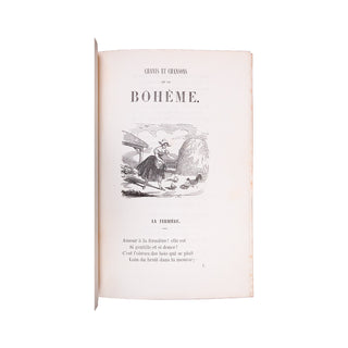 COLLECTIF - NADAR illust. - Chants et chansons de la Bohême. 1853.