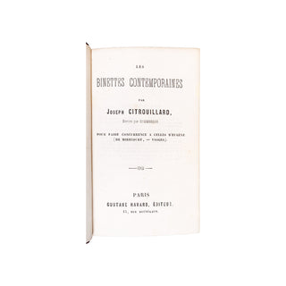 NADAR - COMMERSON - Les Binettes contemporaines. 1854-1855.