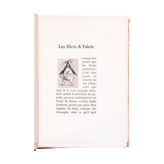 NADAR - Les dicts et faicts du chier cyre Gambette le Hutin. [Suivi de :] La Passion. 1881-1882.