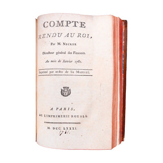 [RECUEIL D’ÉCONOMIE-POLITIQUE] - NECKER & SERVAN. 1781-1788.