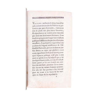 NECKER - Sur l’administration de M. Necker. 1791.