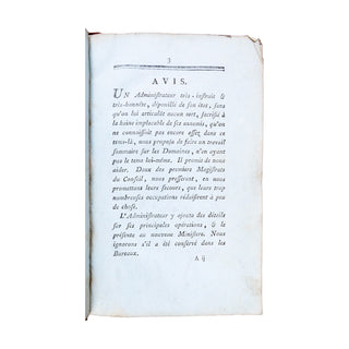 Observations sur les domaines du Roi [Suivi de :]  Considérations sur l'inaliénabilité du domaine de la Couronne. 1787 - 1775.