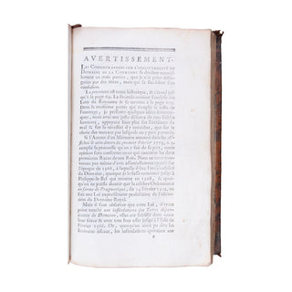 Observations sur les domaines du Roi [Suivi de :]  Considérations sur l'inaliénabilité du domaine de la Couronne. 1787 - 1775.