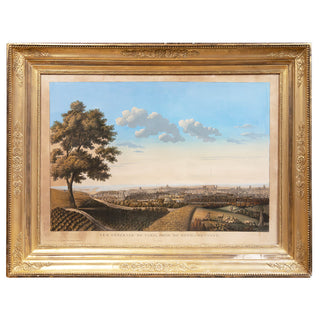PALAISEAU (d’après) - SCHWARZ (graveur) - Vue générale de Paris, prise de Ménil-Montant. 1810.