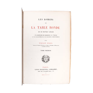 PARIS (Paulin) - Les Romans de La Table Ronde. 1868-1877.