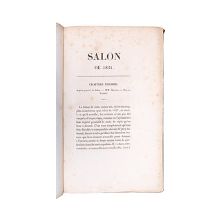 PLANCHE (Gustave) – Salon de 1831. 1831.