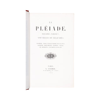La Pléiade. Ballades, Fabliaux, Nouvelles et Légendes. 1842.