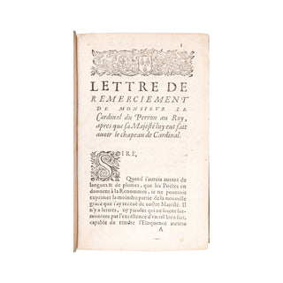 PUGET DE LA SERRE - Le Bovqvet des plvs belles flevrs de l’Eloquence. 1624.