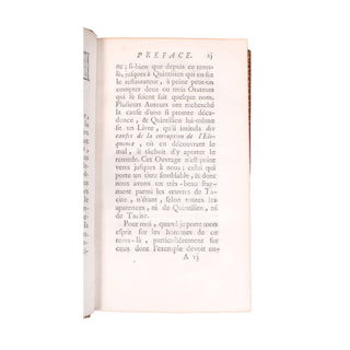 QUINTILIEN – De l’institution de l’orateur. 1752.