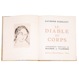 RADIGUET (Raymond)  – Le Diable au corps. 1926.