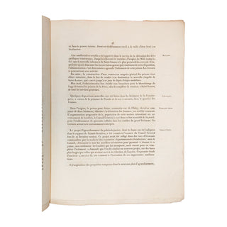 RAMBUTEAU – Rapport sur l'administration générale de la ville de Paris. 1836.