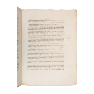 RAMBUTEAU – Rapport sur l'administration générale de la ville de Paris. 1836.