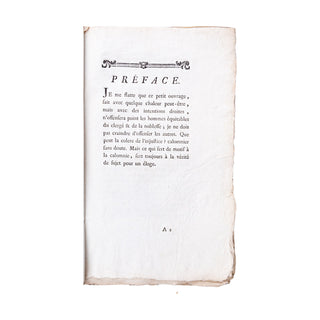 SERVAN - Réflexions sur la réformation des États provinciaux. 1788.